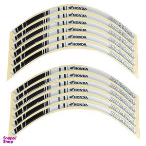 برچسب رینگ موتور سیکلت هوندا مدل WHIT01 مناسب برای کلیک بسته 12 عددی