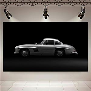 پوستر طرح ماشین مدل مرسدس بنز 300SL کد AR8940