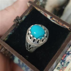 انگشتر فیروزه عجمی نیشابور