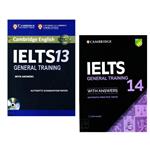 کتاب Cambridge IELTS General  اثر جمعی از نویسندگان انتشارات ابداع 2جلدی