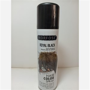 اسپری رنگ مو مورفوس مدل Royal حجم 150 میلی لیتر رنگ مشکی