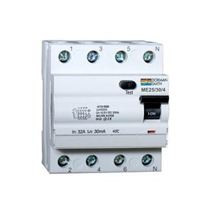 کلید محافظ جان 4 پل 25 آمپر دورمن اسمیت مدل ME25/30/4