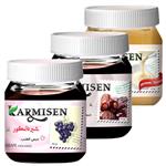 شیره انگور و شیره خرما و ارده ممتاز کارمیسن - 420 گرم مجموعه 3 عددی