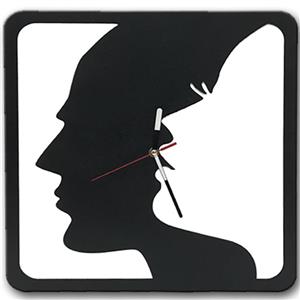 ساعت دیواری سفید یشمی سایه