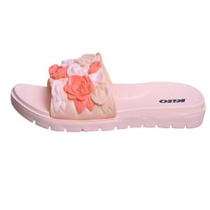 دمپایی دخترانه کیتو مدل گل برجسته کد GB.3270