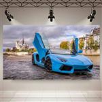 تابلو بوم طرح ماشین مدل لامبورگینی Aventador کد AR5250