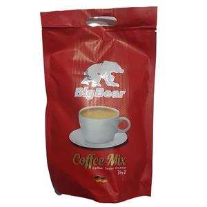 پودر مخلوط قهوه فوری 3 در 1 بیگ بیر - 380 گرم بسته 20 عددی 