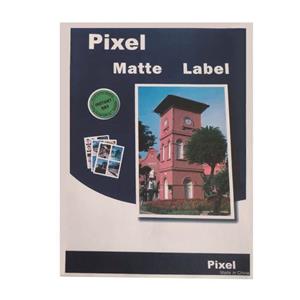 کاغذ A4 پشت چسب دار پیکسل مدل مات بسته 20 عددی