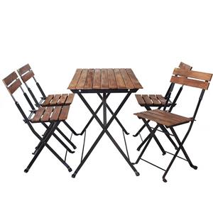 میز و صندلی ناهارخوری 4 نفره مدل تاشو