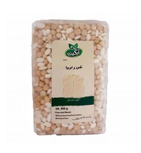 نخود و لوبیا ارگانیک آبگینه - 900 گرم