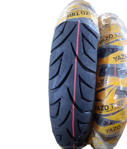 لاستیک موتورسیکلت یزد تایر مدل FX سایز 17-90/90