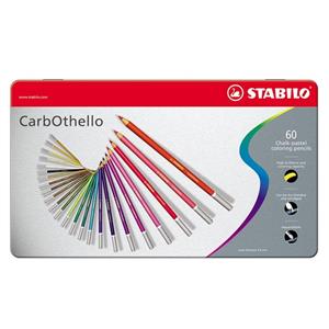 پاستل مدادی 60 رنگ استابیلو مدل CarbOthello 