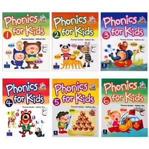 Phonics for Kids pack پک شش جلدی فونیکس فور کیدز