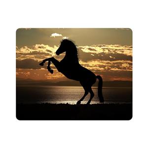 ماوس پد اطلس آبی طرح اسب و دریا مدل T1683