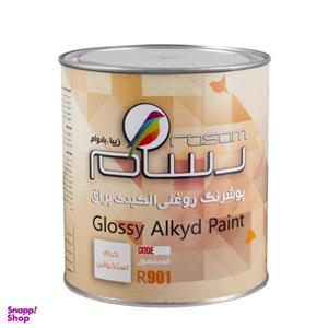 پوشرنگ روغنی نیم براق کرم روشن رسام کد R901 وزن 230 گرم