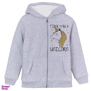 سویشرت دخترانه مدل اسب تک شاخ طلایی کد F7
