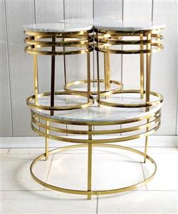 میز عسلی مدل سه خط