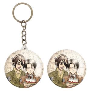 پیکسل خندالو مدل هانجی و لیوای انیمه اتک آن تایتان کد 10988 به همراه جاکلیدی