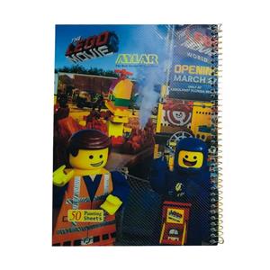 دفتر نقاشی 50 برگ ایلار مدل لگو