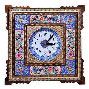ساعت خاتم کاری طرح تذهیب کد 3333 -
