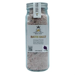 نمک حمام رز گلد مدل LAVENDER وزن 1000 گرم