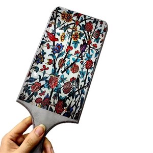 تخته سرو چوبی طرح گل و مرغ کد3212 -