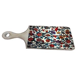 تخته سرو چوبی طرح گل و مرغ کد3212 -