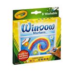 ماژیک رنگ آمیزی 8 رنگ کرایولا مدل Washable Window Markers کد 8165