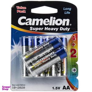 باتری قلمی و نیم قلمی کملیون مدل Super Heavy Duty بسته 24 عددی