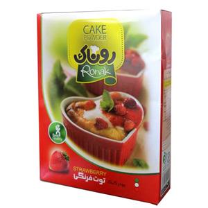 پودر کیک توت فرنگی روناک - 450 گرم