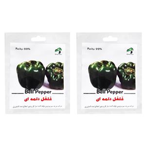 بذر فلفل دلمه گرین فارم کد AZER 55 بسته 2 عددی
