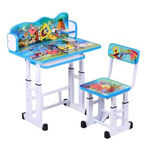 ست میز و صندلی تحریر کیدکو مدل باب اسفنجی