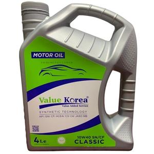 روغن موتور ولیو مدل Korea 10W-40 حجم 4 لیتر