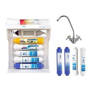 دستگاه تصفیه کننده آب اس اس وی مدل StarLine 2W X1000 4F به همراه فیلتر دستگاه تصفیه آب بسته 4 عددی و شیر آب