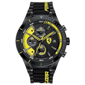 ساعت مچی پسرانه بند پلاستیک مشکی فراری مدل 0830261 Ferrari Men s 0830261 REDREV EVO Analog Display Quartz Black Watch Ferrari 0830261 Watch For Men