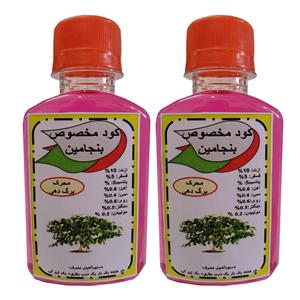کود مایع محرک رشد بنجامین مدل Super power حجم  120 میلی لیتر بسته دو عددی