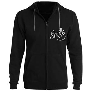 سویشرت زنانه مدل  F113 SMILE رنگ مشکی