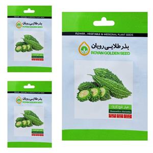 بذر خیار تلخ کارلا بذر طلایی رویان کد BZT-158 مجموعه 3 عددی