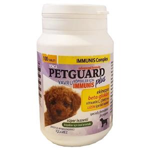 قرص توله سگ پتگارد مدل Puppy Immunis بسته 100 عددی 