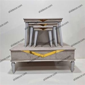 میز پذیرایی مدل رونیکا کد 452 مجموعه 4 عددی