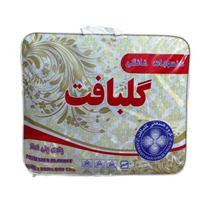 پتو گلبافت مدل گل برجسته سایز 220x240 سانتی متر