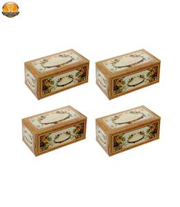 دستمال کاغذی 100 برگ گلریز مدل 002 بسته 4 عددی