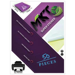 کاغذ A4 ام کی تی مدل M1-25 بسته 25 عددی براق
