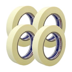 چسب کاغذی ایران چسب مدل باریک عرض 2.5 سانتی متر بسته 4 عددی