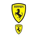 برچسب بدنه خودرو کد FERRARI1 بسته دو عددی