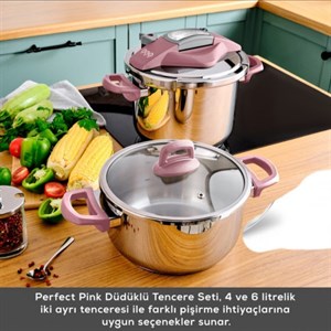 زودپز دو قلو 4 و 6 لیتری کاراجا perfect  - KARACA