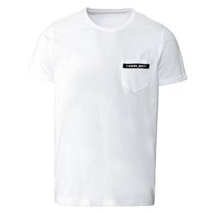 تی شرت آستین کوتاه مردانه لیورجی مدل هویت کد WorkBLK2022 رنگ سفید 
