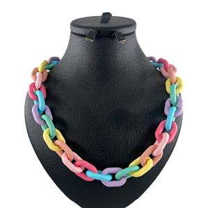 گردنبند زنانه مدل پاستیلی خاص کد 62991