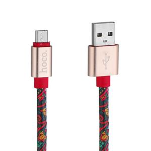 کابل تبدیل USB به MICROUSB هوکو مدل U88 طول 1 متر