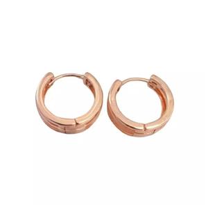 گوشواره زنانه ژوپینگ مدل حلقه ای سه خطی
